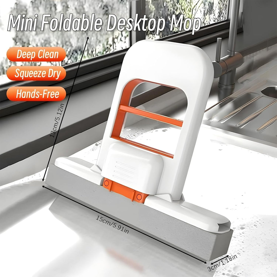 Portable Mini Cleaning Sponge Mop
