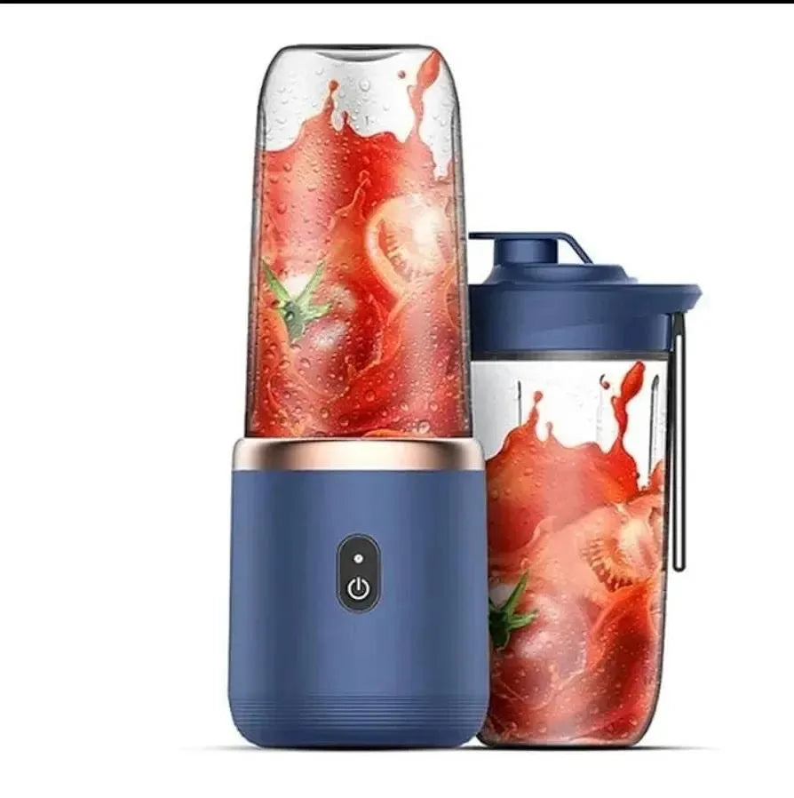 Rechargable Blue Juicer Blender for Home &amp; Travel